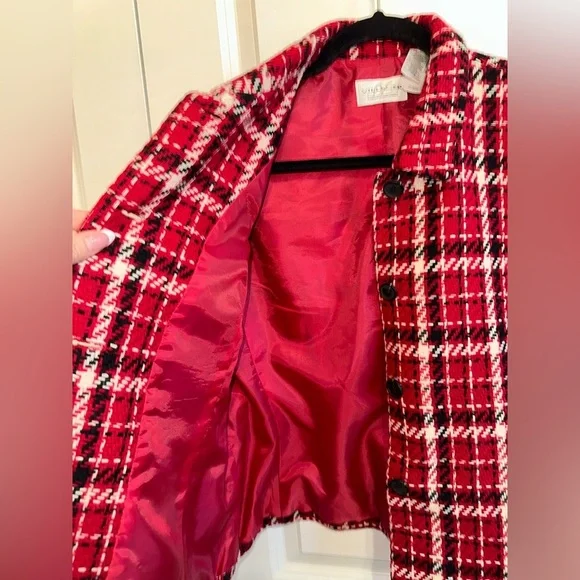 Liz Claiborne Red Blazer - Picture 6 of 8